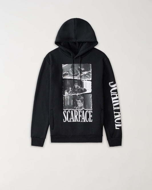 Reason Clothing Quality | Scarface Montage Graphic Hoodie - Black