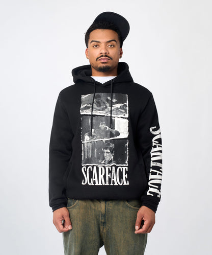 Reason Clothing Quality | Scarface Montage Graphic Hoodie - Black