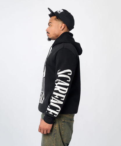 Reason Clothing Quality | Scarface Montage Graphic Hoodie - Black