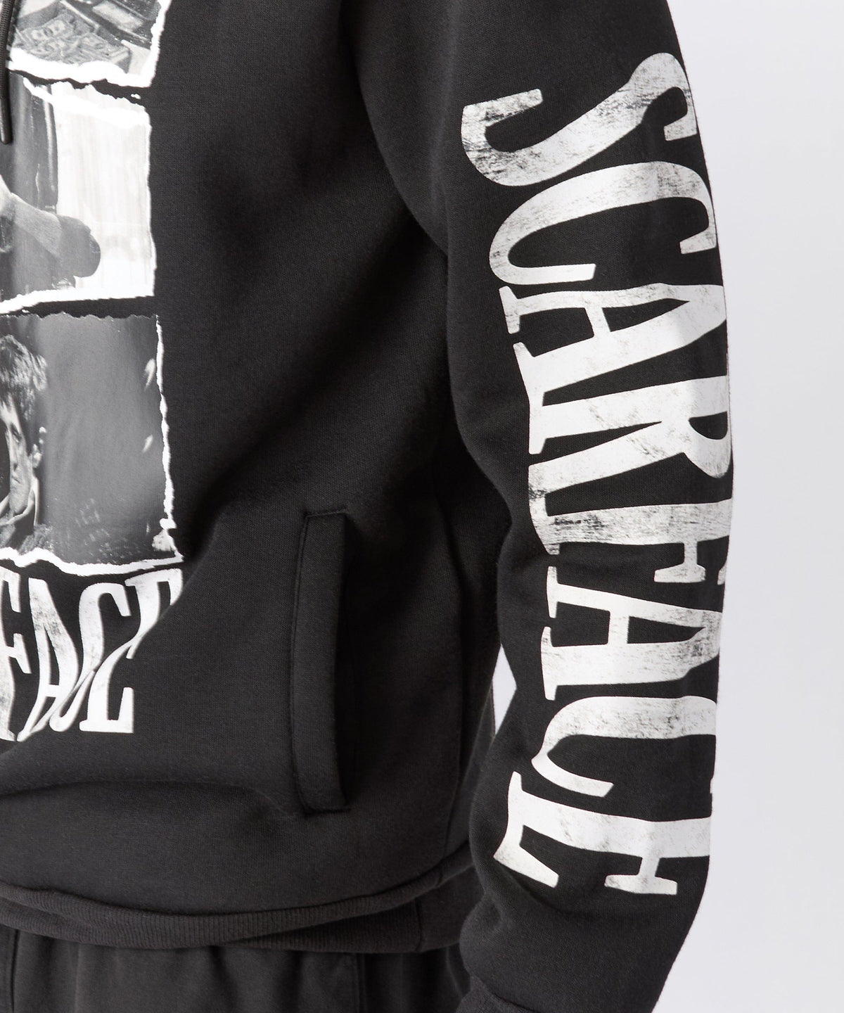 Reason Clothing Quality | Scarface Montage Graphic Hoodie - Black