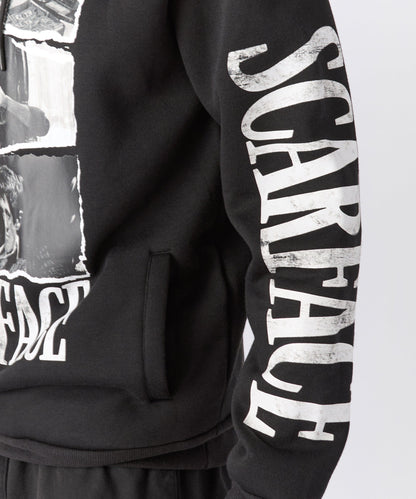 Reason Clothing Quality | Scarface Montage Graphic Hoodie - Black