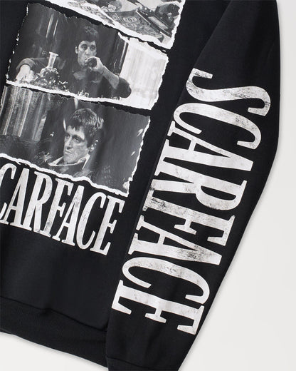 Reason Clothing Quality | Scarface Montage Graphic Hoodie - Black