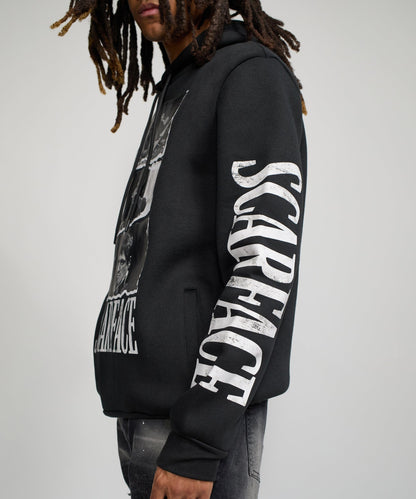 Reason Clothing Quality | Scarface Montage Graphic Hoodie - Black