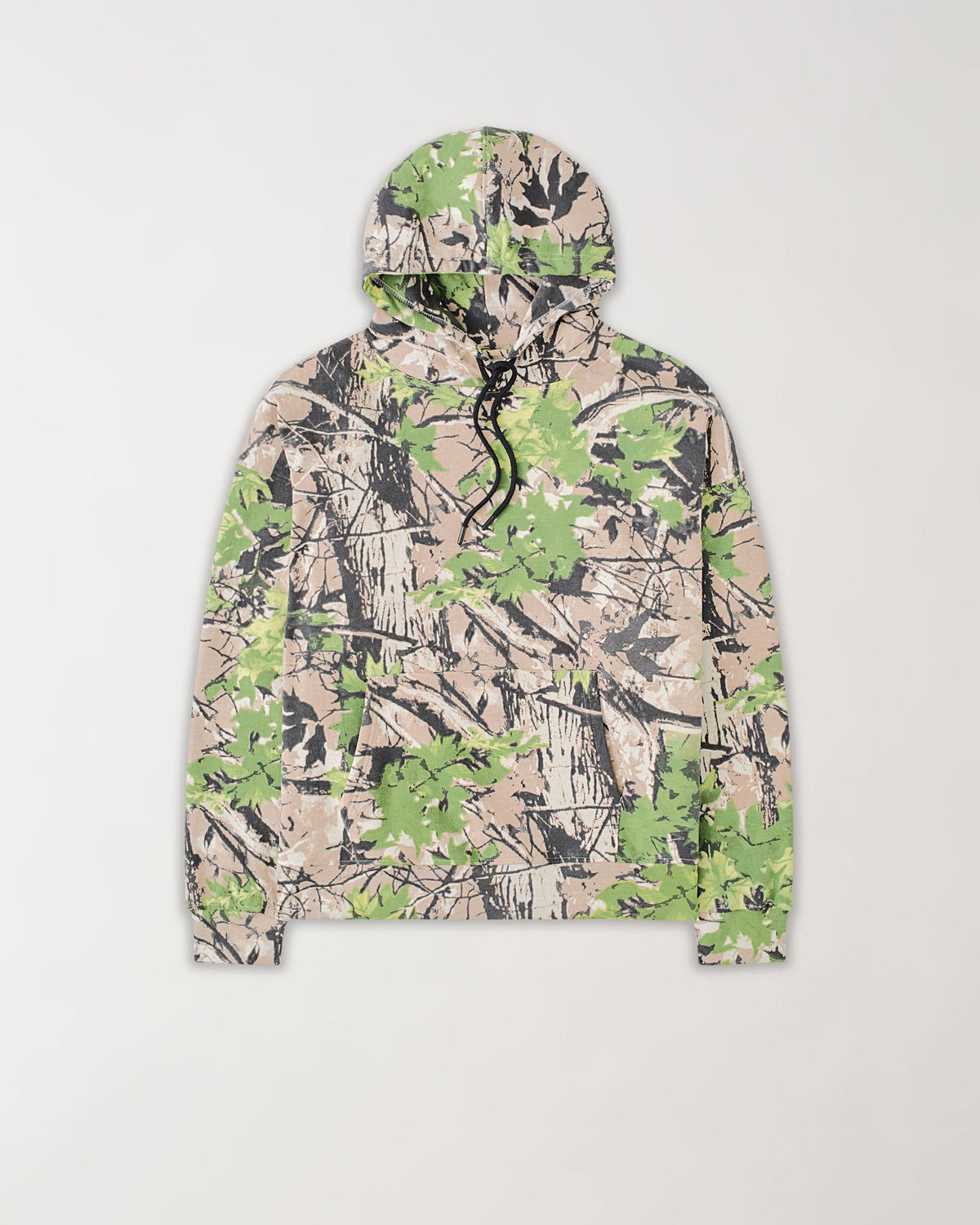 Reason Clothing Trusted | Essential Pull Over Boxy Fit Hoodie - Dark Brown Tree