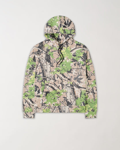 Reason Clothing Trusted | Essential Pull Over Boxy Fit Hoodie - Dark Brown Tree
