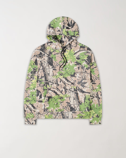 Reason Clothing Trusted | Essential Pull Over Boxy Fit Hoodie - Dark Brown Tree