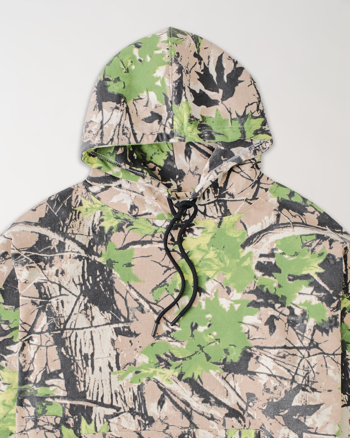 Reason Clothing Trusted | Essential Pull Over Boxy Fit Hoodie - Dark Brown Tree