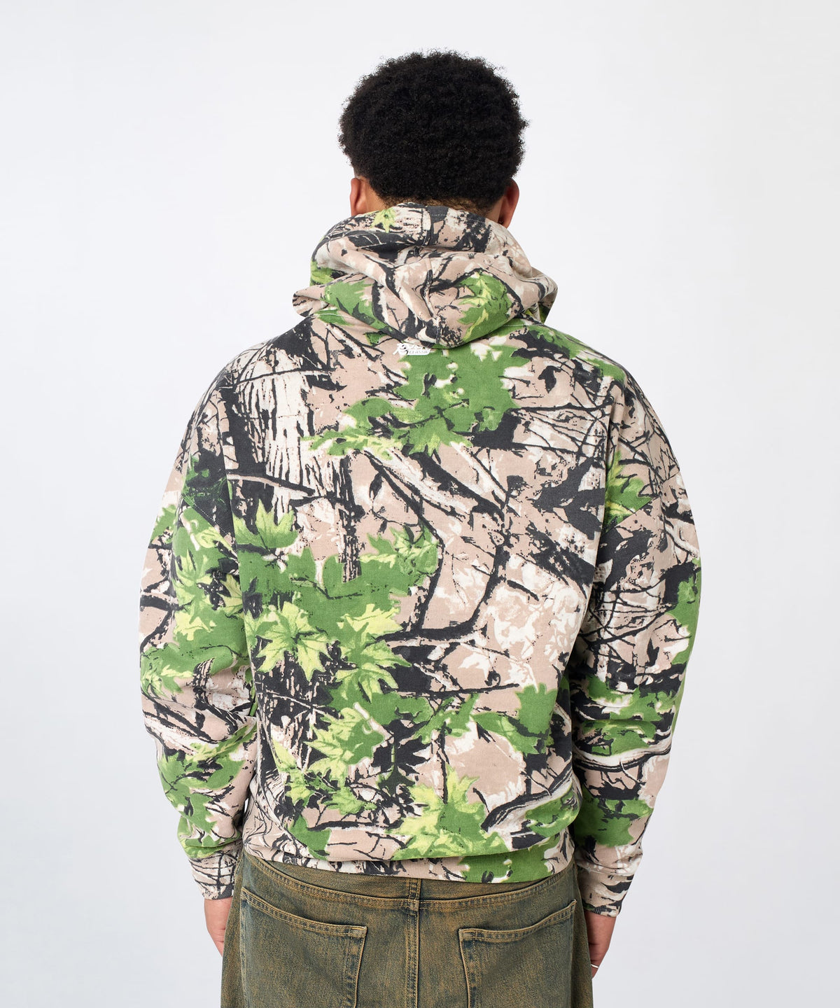 Reason Clothing Trusted | Essential Pull Over Boxy Fit Hoodie - Dark Brown Tree