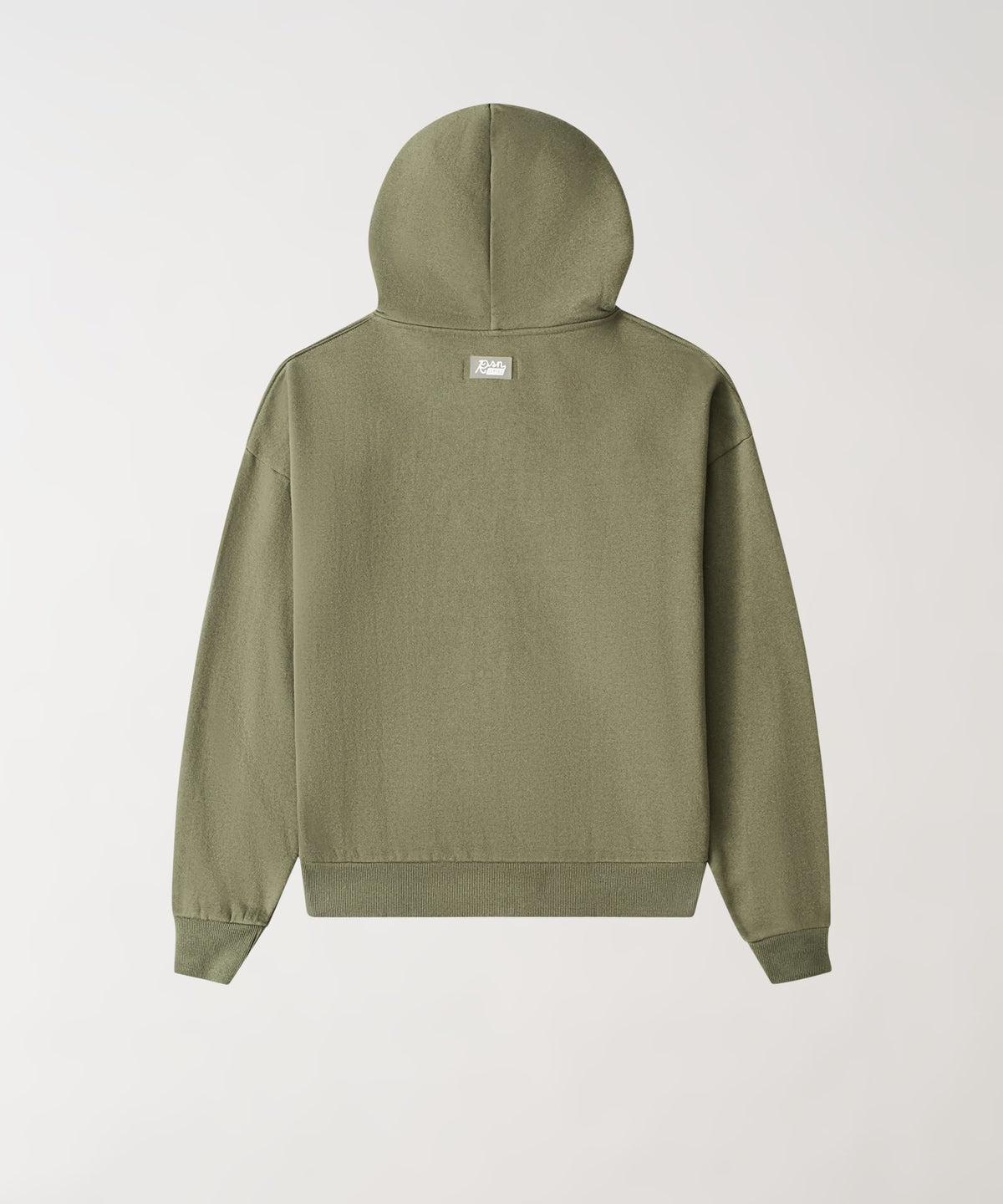 Reason Clothing Top Pick | Essential Boxy Fit Zip Up Hoodie - Olive Green