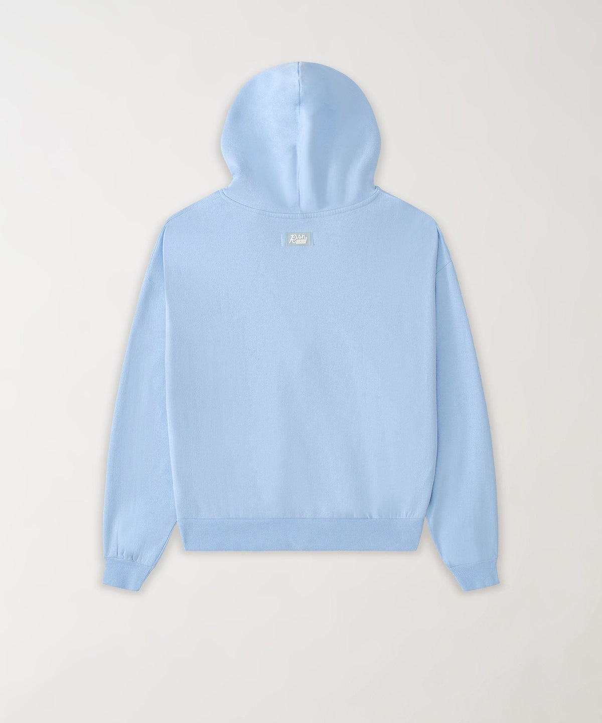 Reason Clothing Deals | Essential Boxy Fit Zip Up Hoodie - Blue