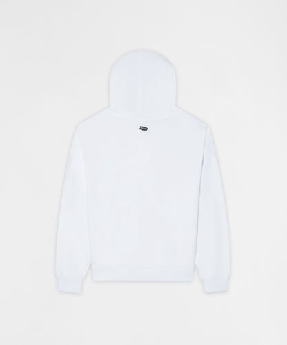 Reason Clothing Best Seller | Essential Boxy Fit Zip Up Hoodie - White