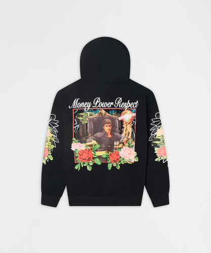 Reason Clothing Value | Scarface Roses Hoodie - Black