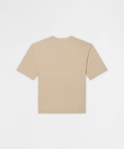 Reason Clothing Latest | Cross Applique Short Sleeve Tee - Cream