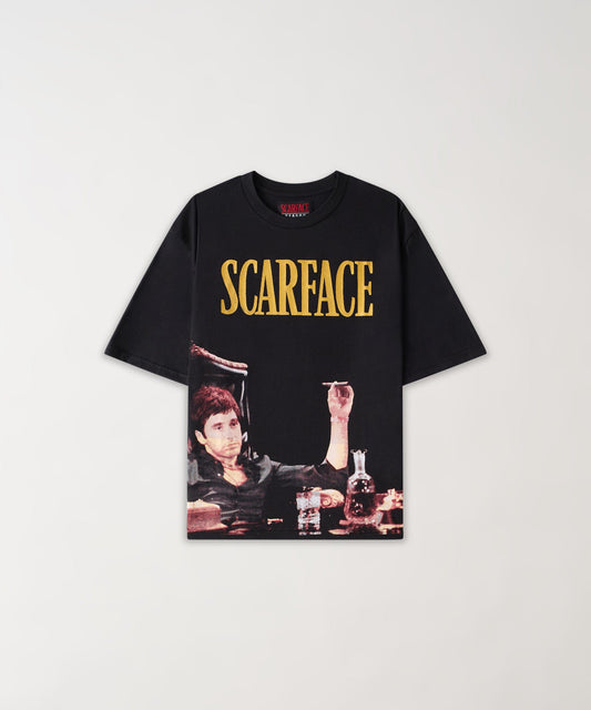 Reason Clothing Recommended | Scarface Glitter Money Tee - Black