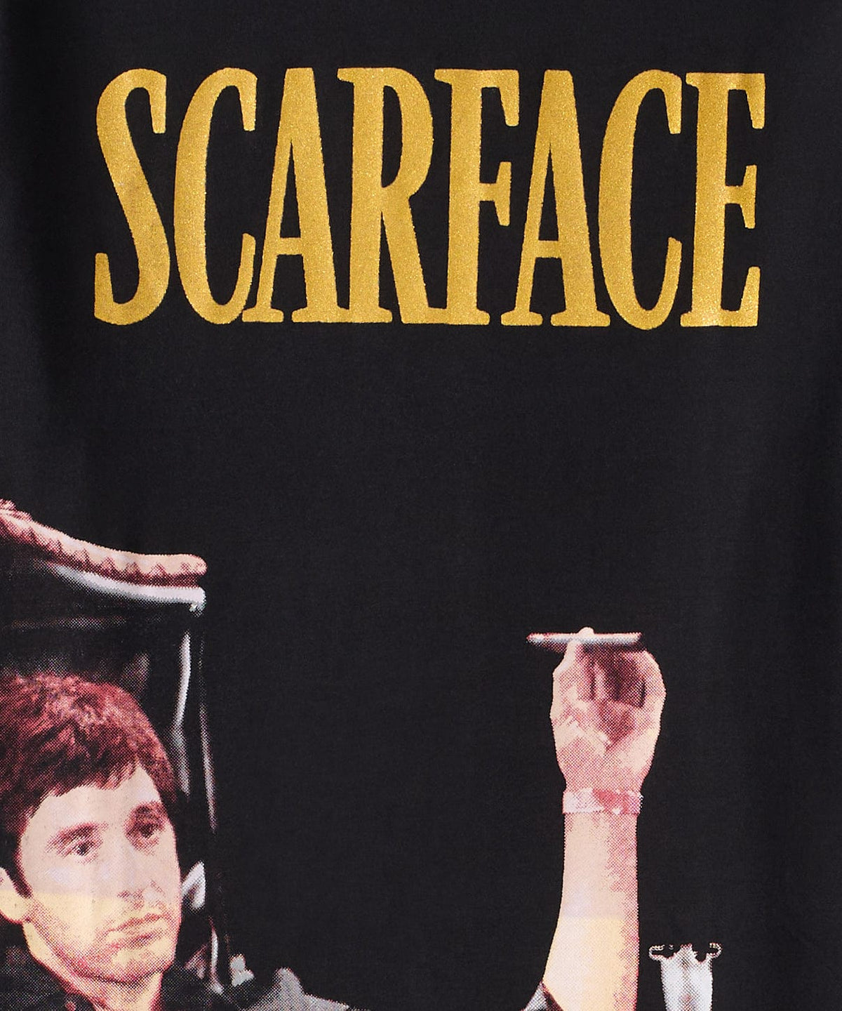 Reason Clothing Recommended | Scarface Glitter Money Tee - Black