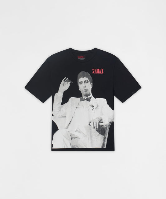 Reason Clothing Discount | Scarface Tony Montana Graphic Tee - Black