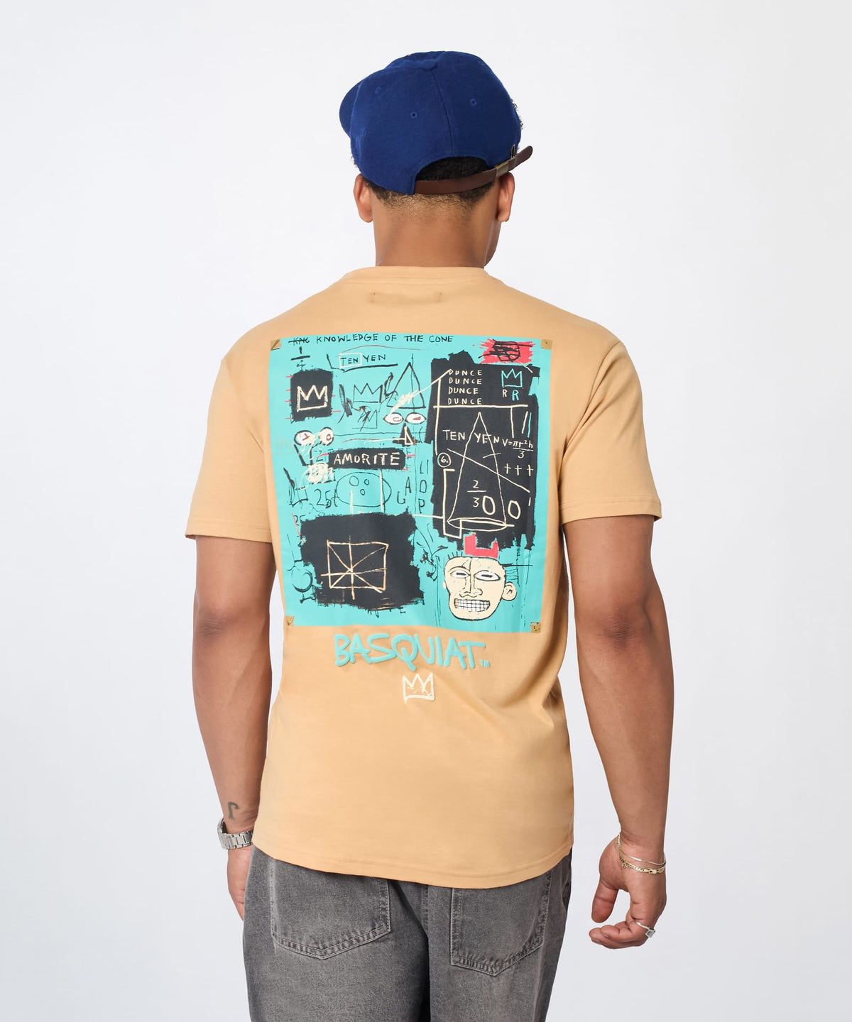 Reason Clothing Sale | Basquiat Equal Pi Tee - Khaki