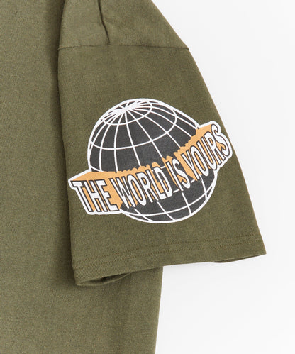 Reason Clothing Essential | Scarface Racing Short Sleeve Tee - Olive Green