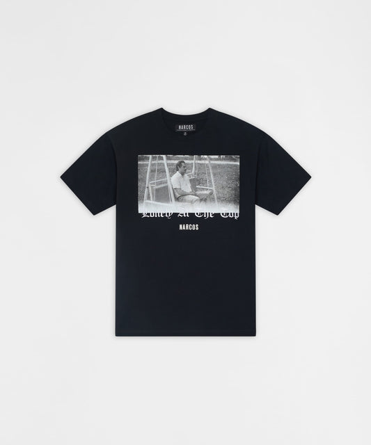 Reason Clothing Discount | Narcos Lonely At The Top Graphic Short Sleeve Tee - Black