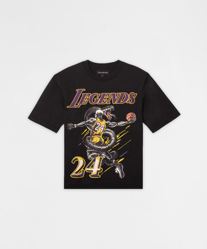 Reason Clothing Popular | Legends Graphic Short Sleeve Tee - Black
