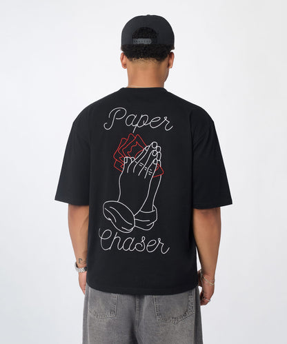 Reason Clothing Great Value | Paper Chaser Graphic Short Sleeve Tee - Black