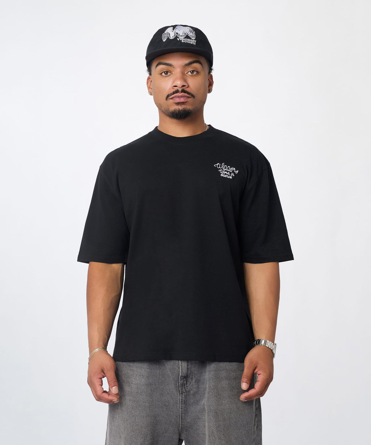 Reason Clothing Great Value | Paper Chaser Graphic Short Sleeve Tee - Black