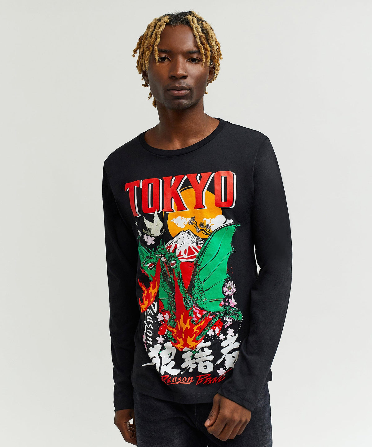Reason Clothing Quality | Burn Up Ls Tee