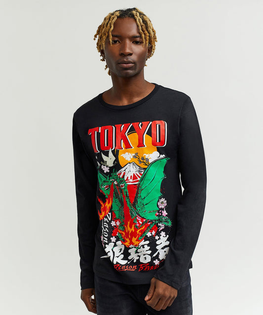 Reason Clothing Quality | Burn Up Ls Tee