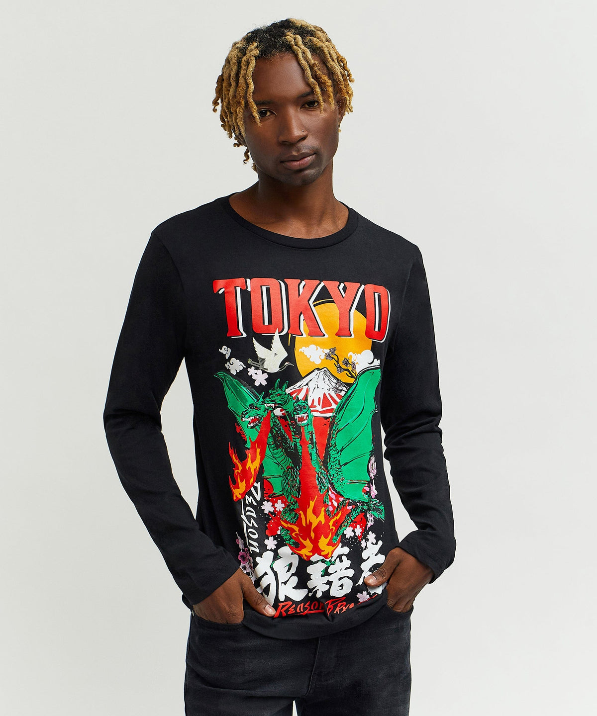 Reason Clothing Quality | Burn Up Ls Tee