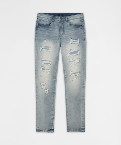 Reason Clothing Exclusive | Cloudbreak Distressed Skinny Jeans - Blue