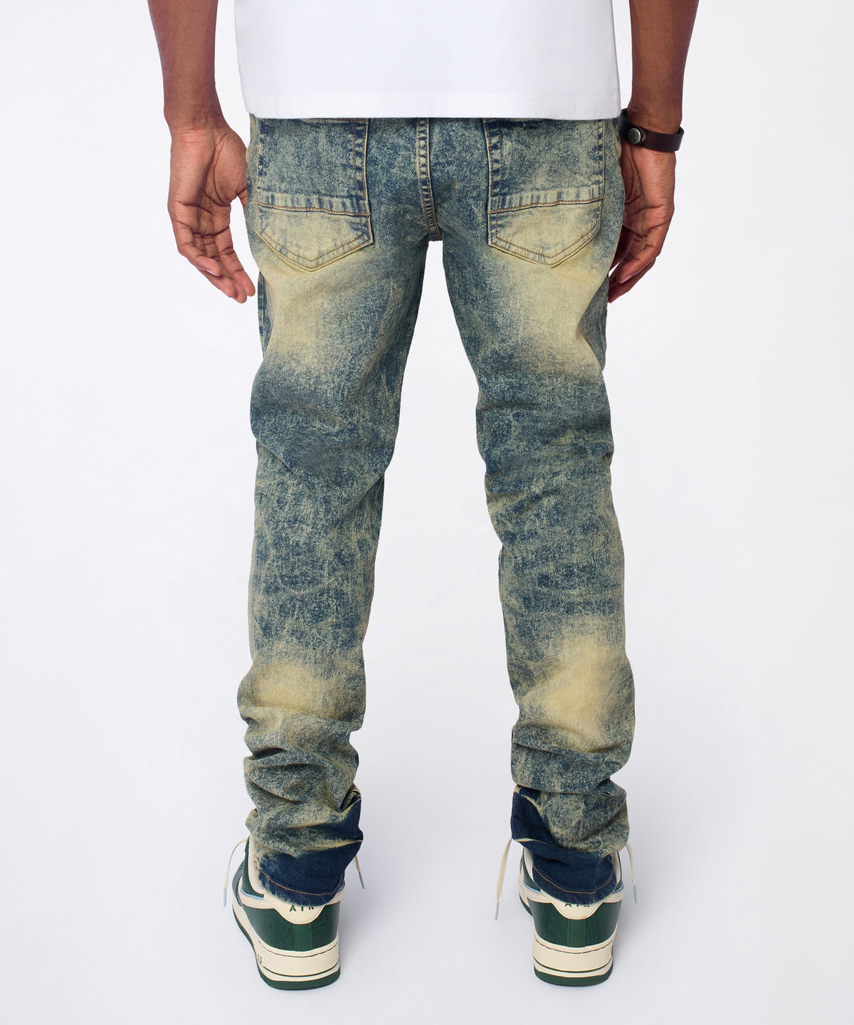 Reason Clothing Discount | Hookey Distressed Skinny Jeans - Light Indigo