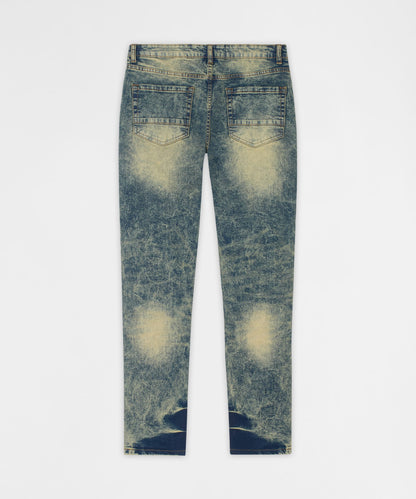 Reason Clothing Discount | Hookey Distressed Skinny Jeans - Light Indigo