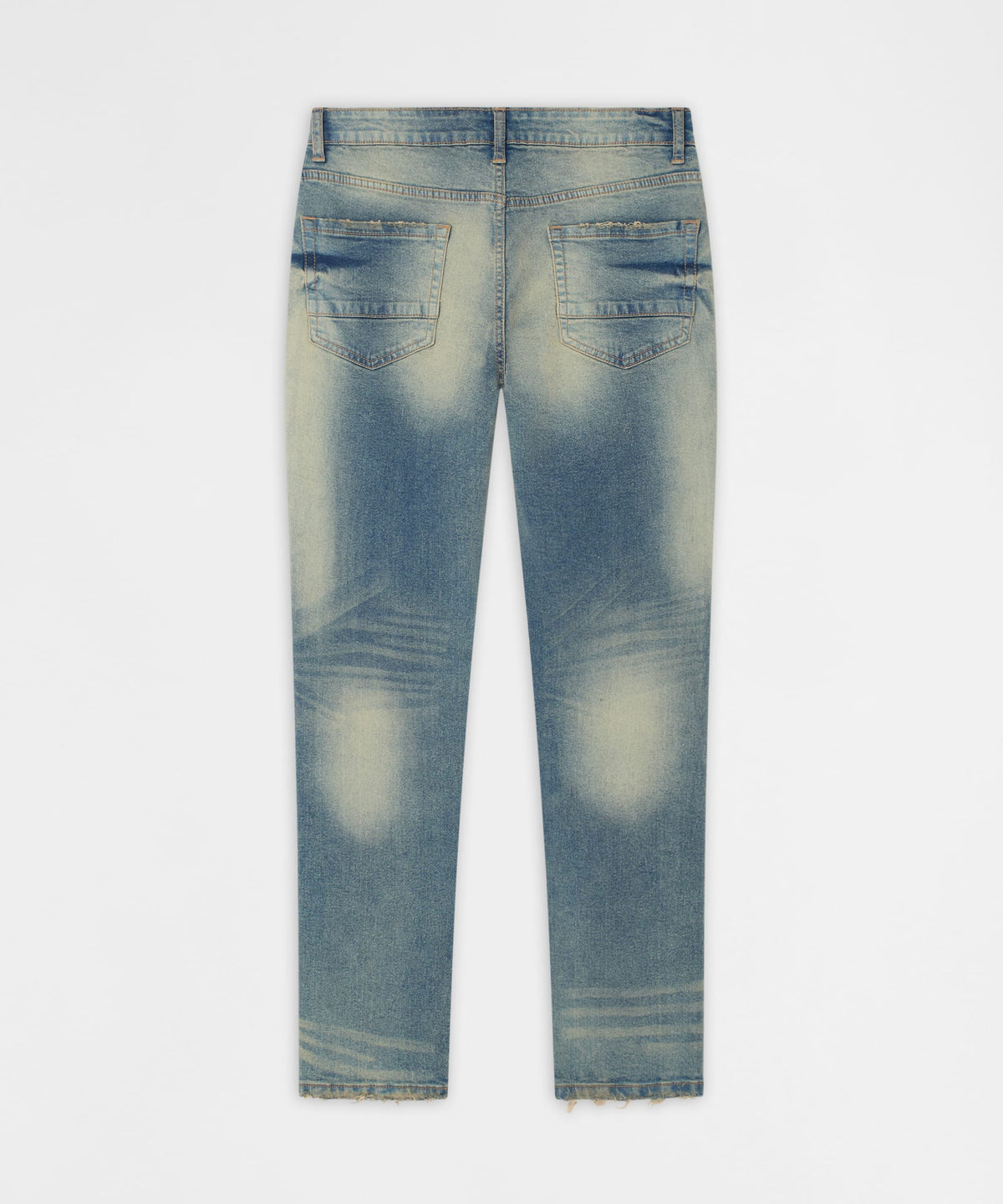 Reason Clothing Discount | Drifter Distressed Skinny Jeans - Medium Indigo