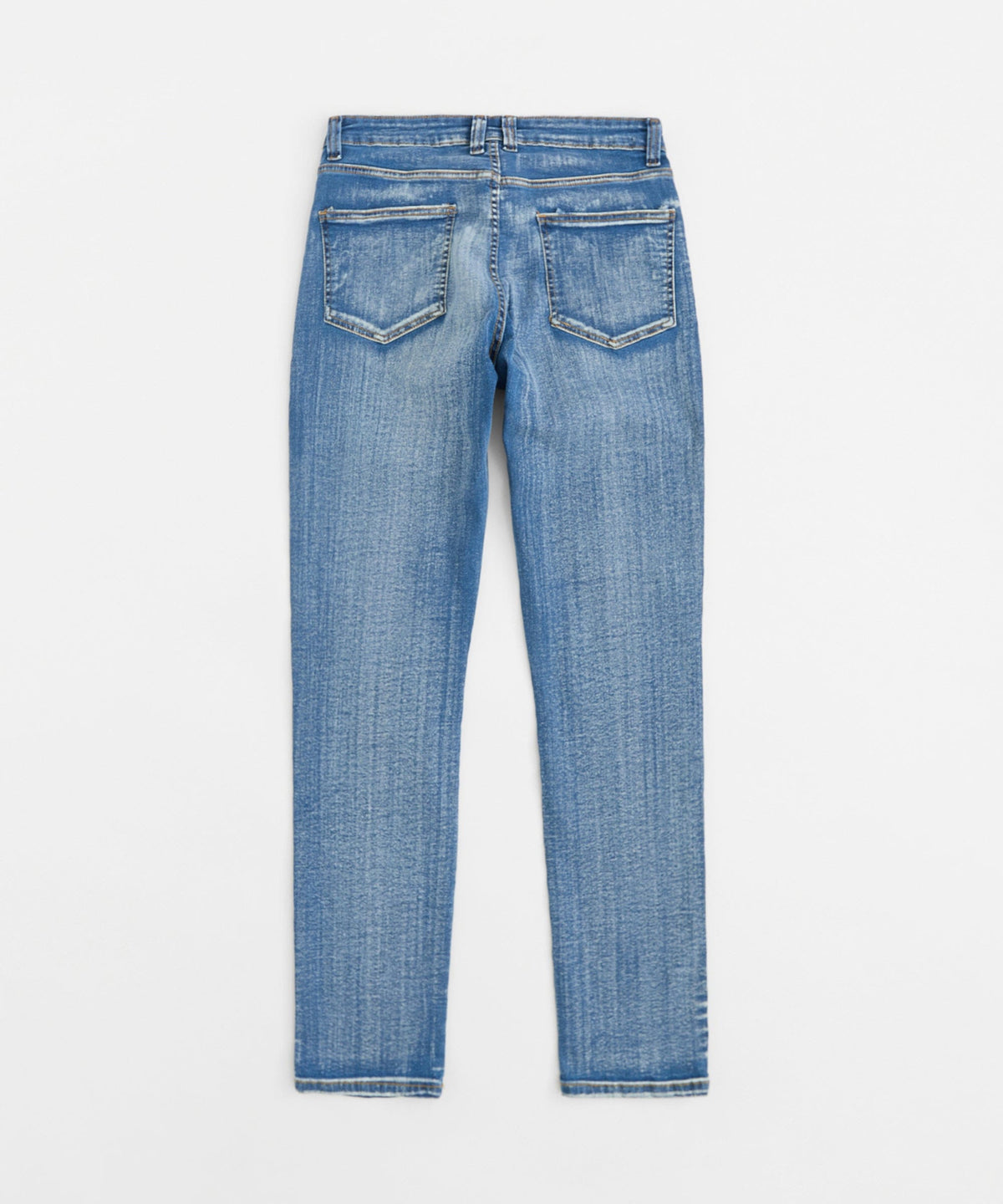 Reason Clothing Trusted | Stoned Out Rhinestone Denim Skinny Jeans - Light Blue