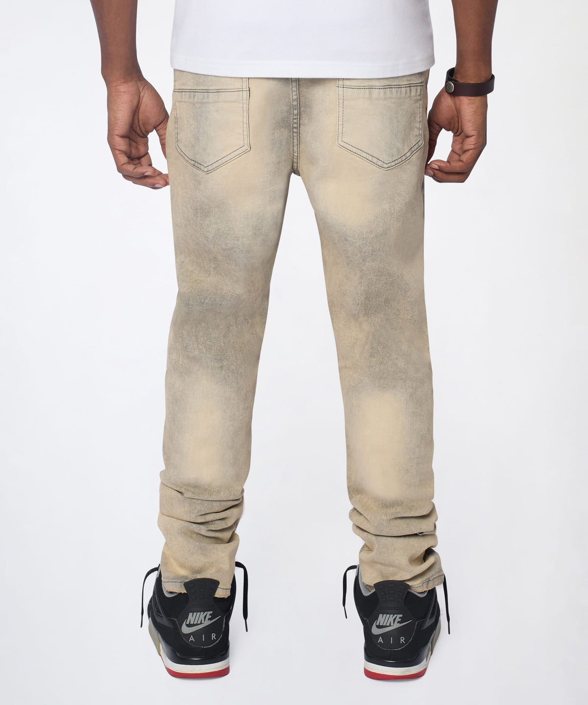 Reason Clothing Best Price | Desert Fade Distressed Skinny Jeans - Grey