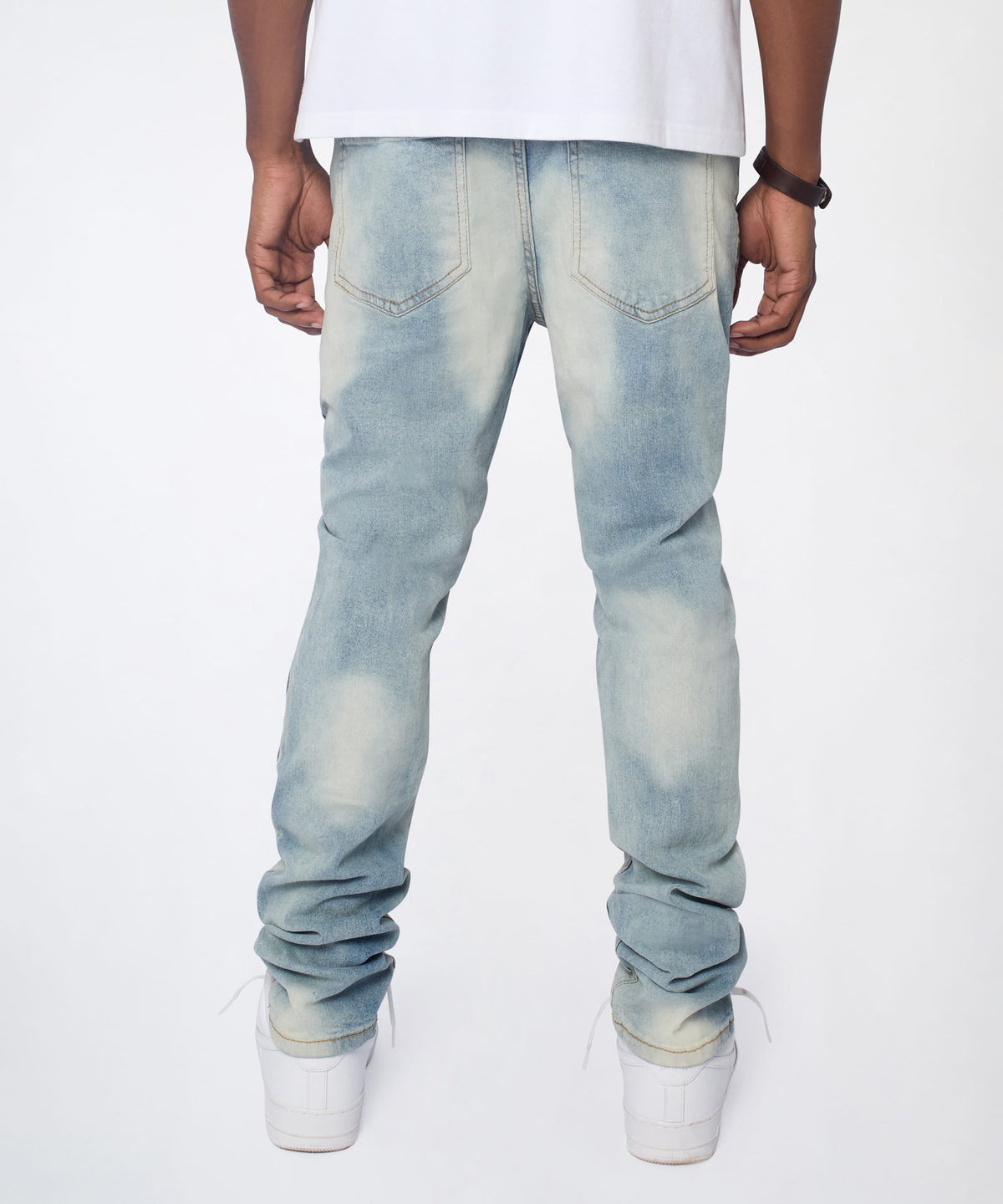 Reason Clothing Hot Sale | Daybreak Distressed Skinny Jeans - Light Indigo