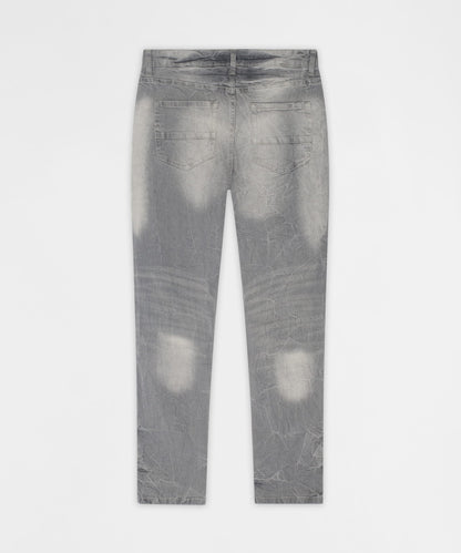 Reason Clothing Value | Ashfall Distressed Skinny Jeans - Grey