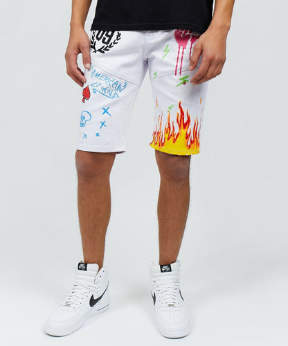 Reason Clothing Signature | Beach Rider Denim Shorts