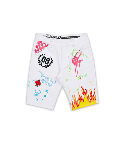 Reason Clothing Signature | Beach Rider Denim Shorts