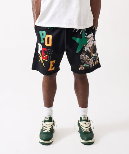 Reason Clothing Deals | Popeye Fleece Short
