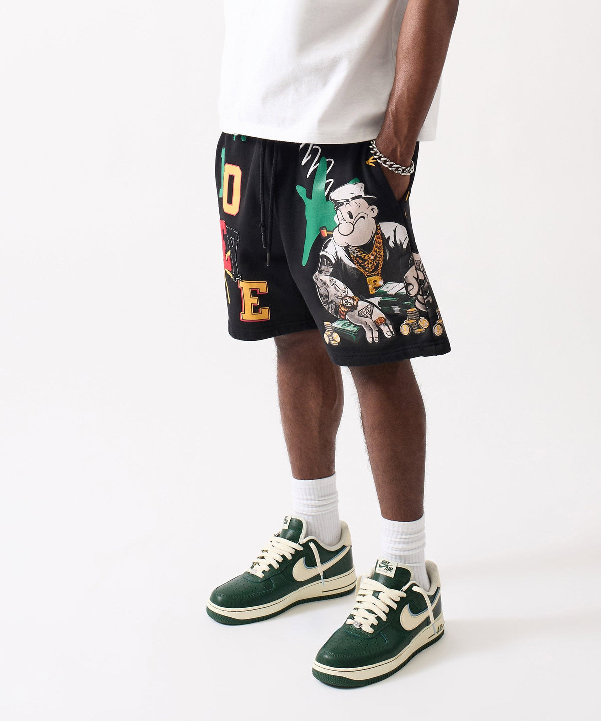 Reason Clothing Deals | Popeye Fleece Short
