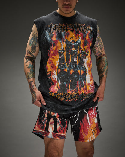 Reason Clothing Latest | Bridges Burn Fleece Short