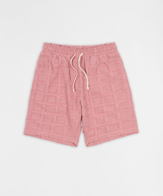 Reason Clothing Customer Favorite | Textured Short - Pink