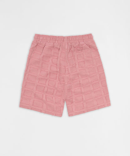Reason Clothing Customer Favorite | Textured Short - Pink