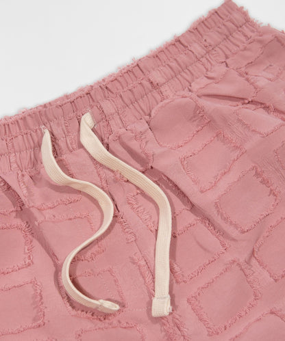 Reason Clothing Customer Favorite | Textured Short - Pink