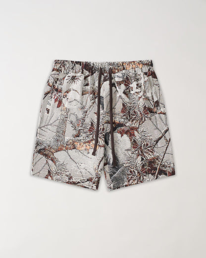 Reason Clothing Best Price | Woodland Tapestry Shorts - Cream