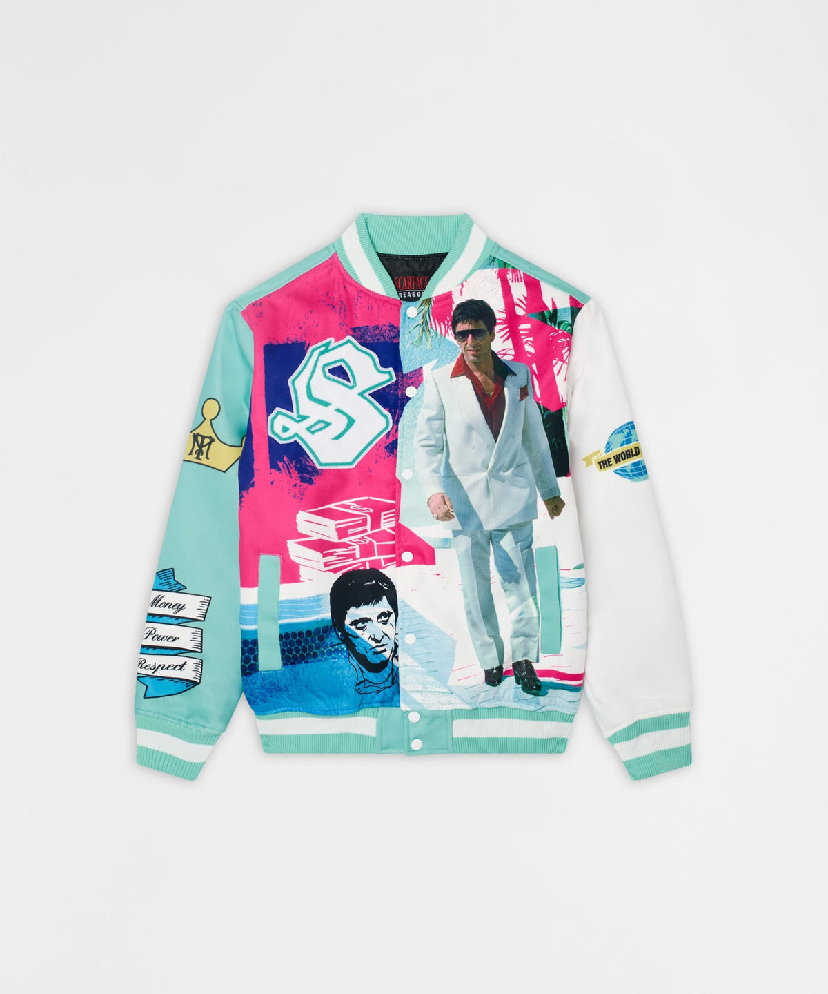 Reason Clothing Discount | Scarface Retro Bomber Jacket
