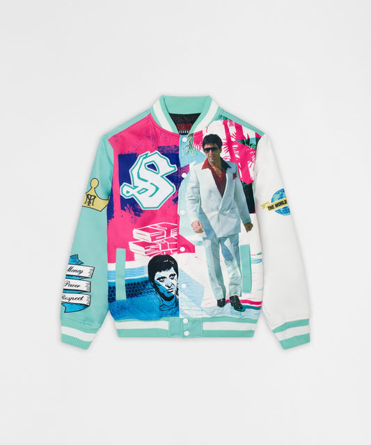 Reason Clothing Discount | Scarface Retro Bomber Jacket