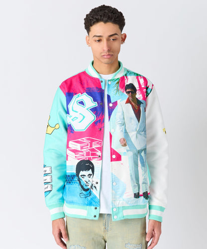 Reason Clothing Discount | Scarface Retro Bomber Jacket
