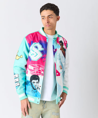 Reason Clothing Discount | Scarface Retro Bomber Jacket